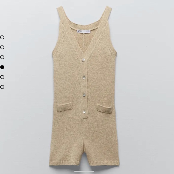 🔥Zara Rustic Knit Jumpsuit - Picture 6 of 10